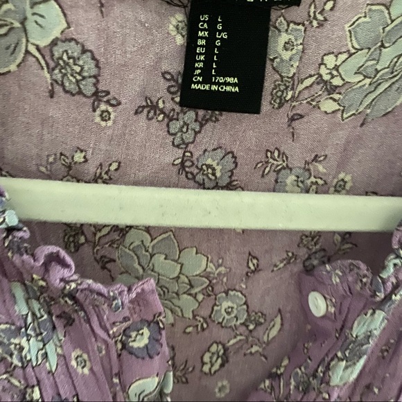 Forever 21 Floral Oversized Dress / Swim Cover Up - Picture 4 of 4